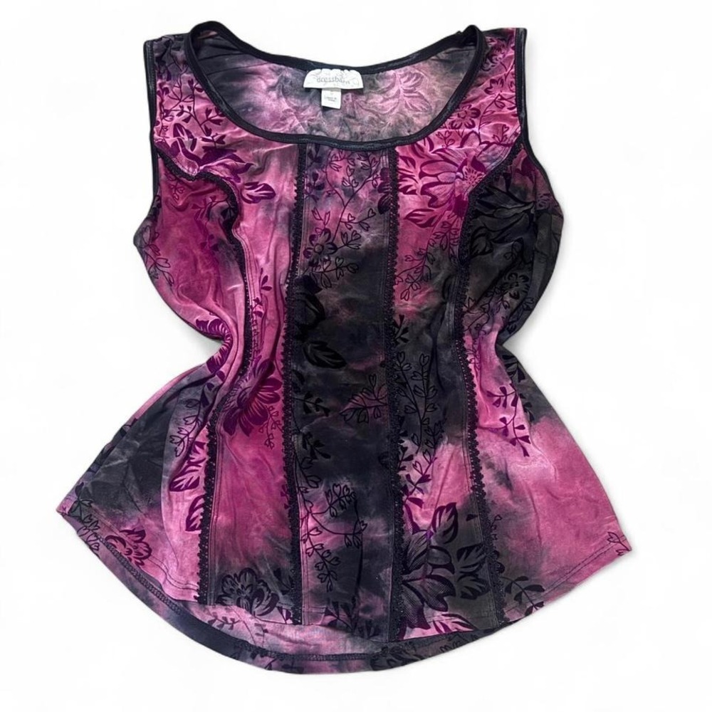 Whimsygoth Fairy Core Tie Dye Tank Dress Barn Small Soft Grunge Romantic - Picture 2 of 7